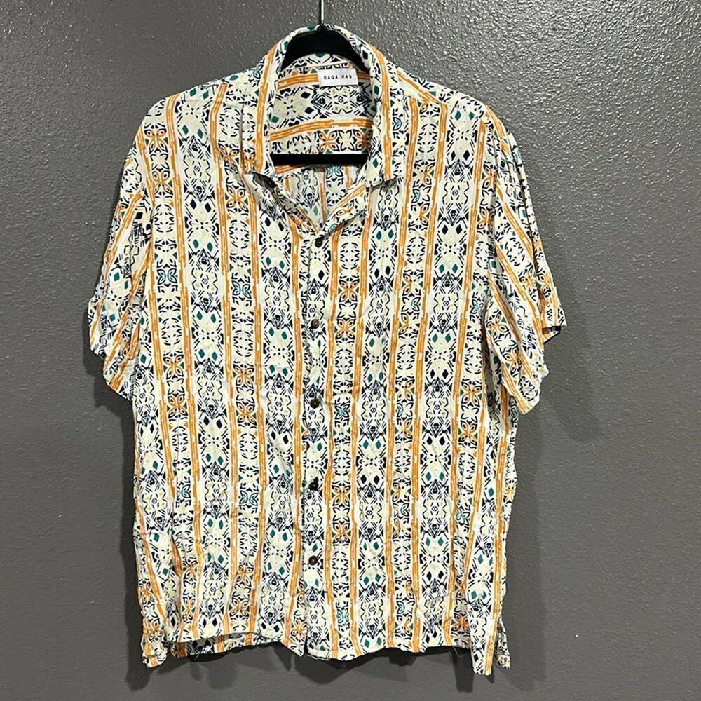 Raga Man Button Up Shirt XXL